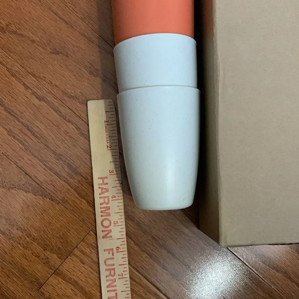 12 ounce Wheat Straw Plastic Cups SIX in three colors